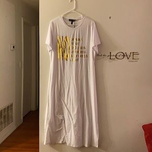 “No” Drama, Fear, Excuses, Worries, Bad Vibes, Limit Long shirt, slit to thigh